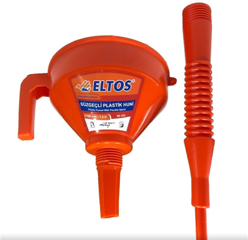 SPİRALLİ HUNİ PLASTİK 1.2 LT ( ÇELİK SÜZGEÇLİ ) ELTOS